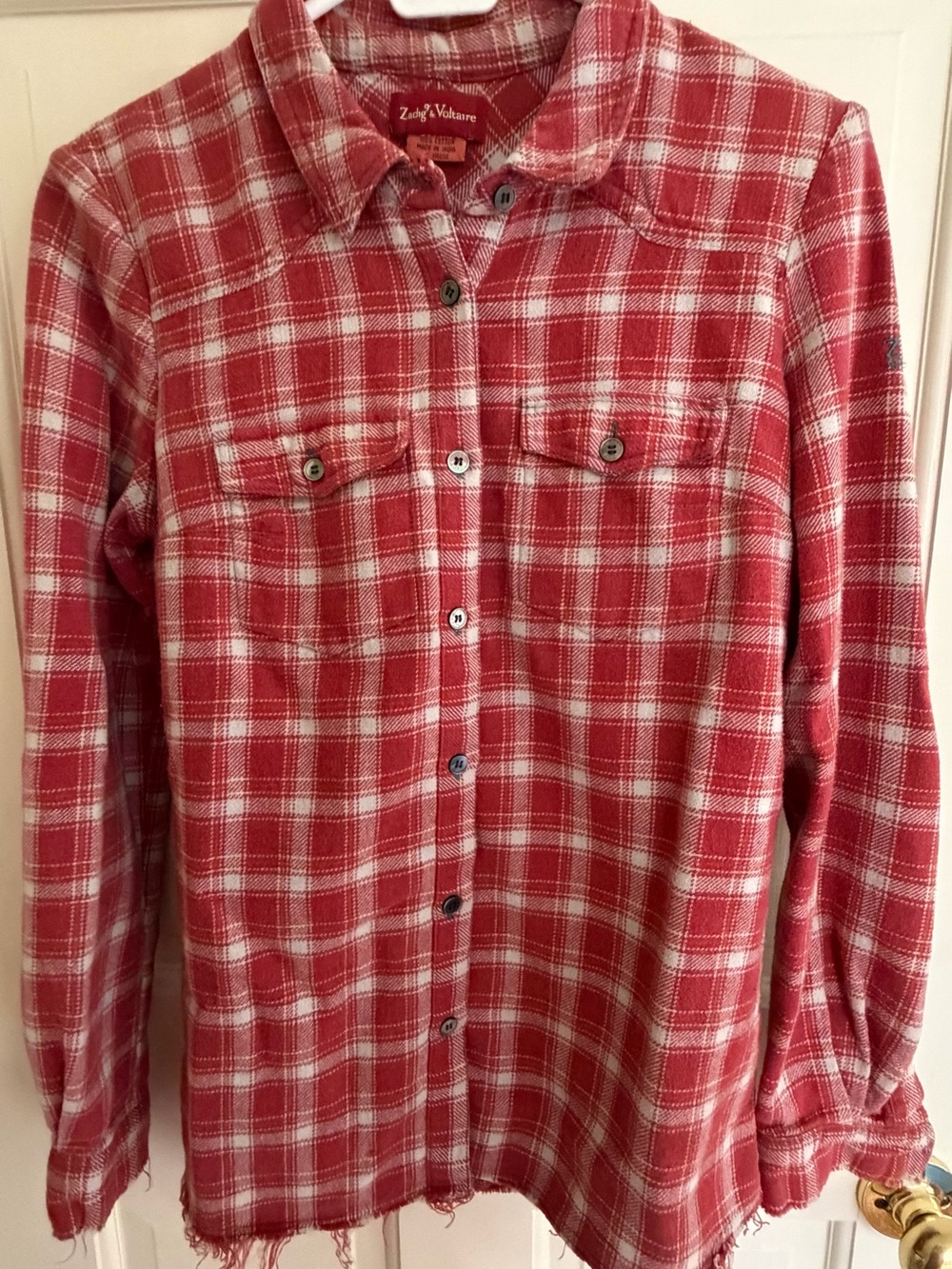 Zadig & Voltaire Telia Flannel Shirt - women’s SM
